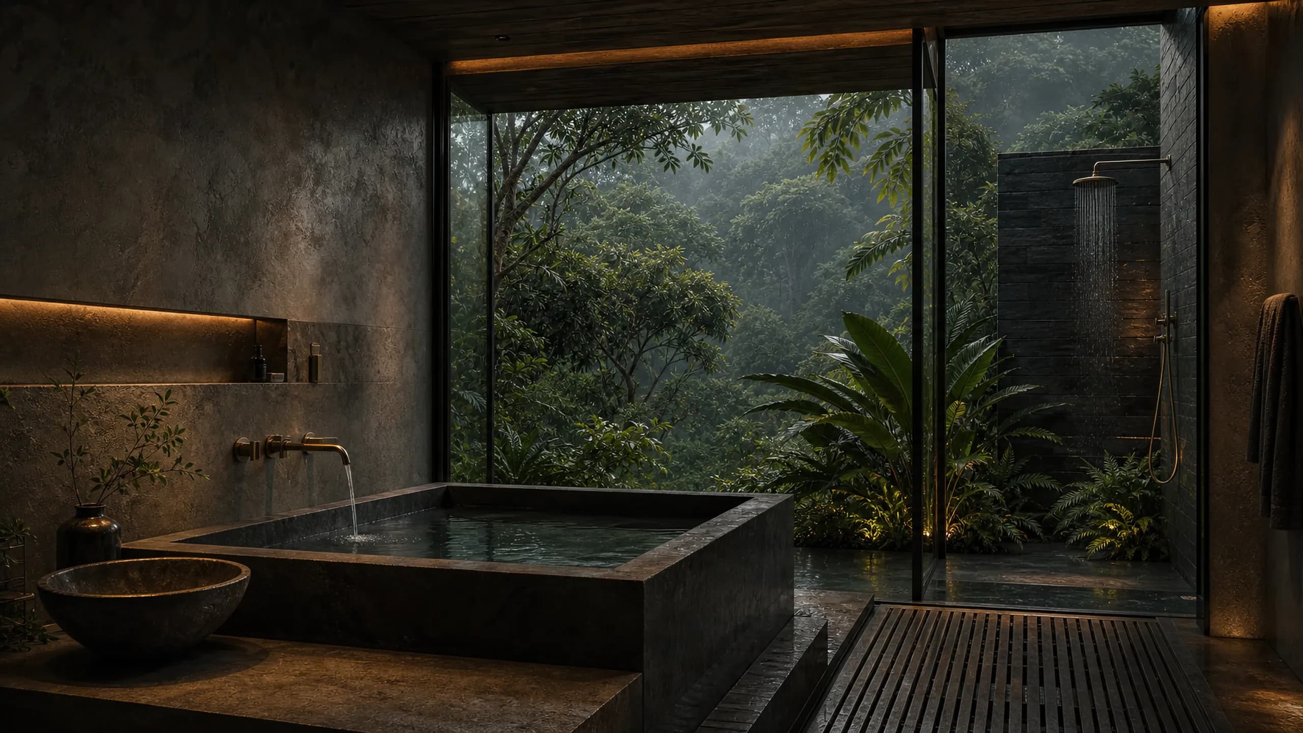The spa bathing pavilion